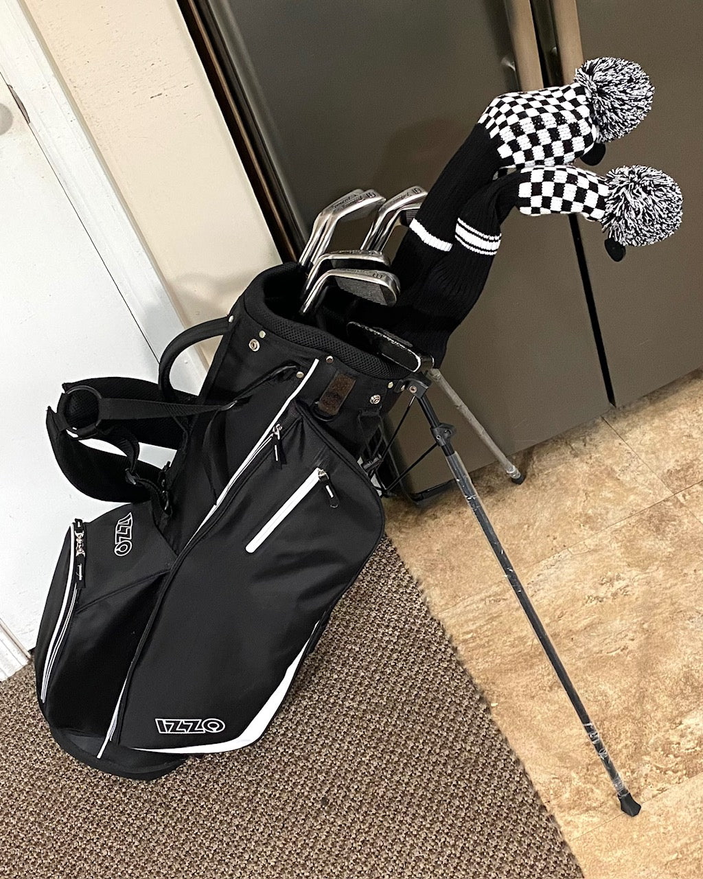 Titleist DCI Black/Callaway/Warrior Full Set of Golf Clubs W/NEW GRIPS & NEW BAG