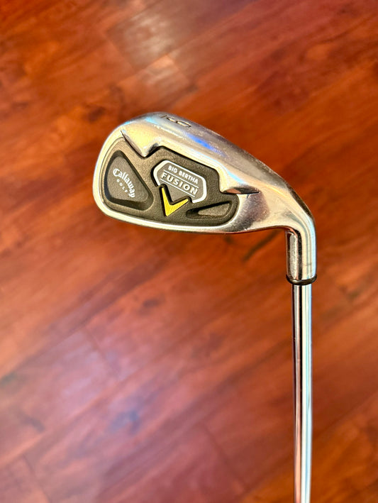 Callaway Big Bertha Fusion 9 Iron Uniflex Steel Standard-Length Winn Dri-Tac Std Grip