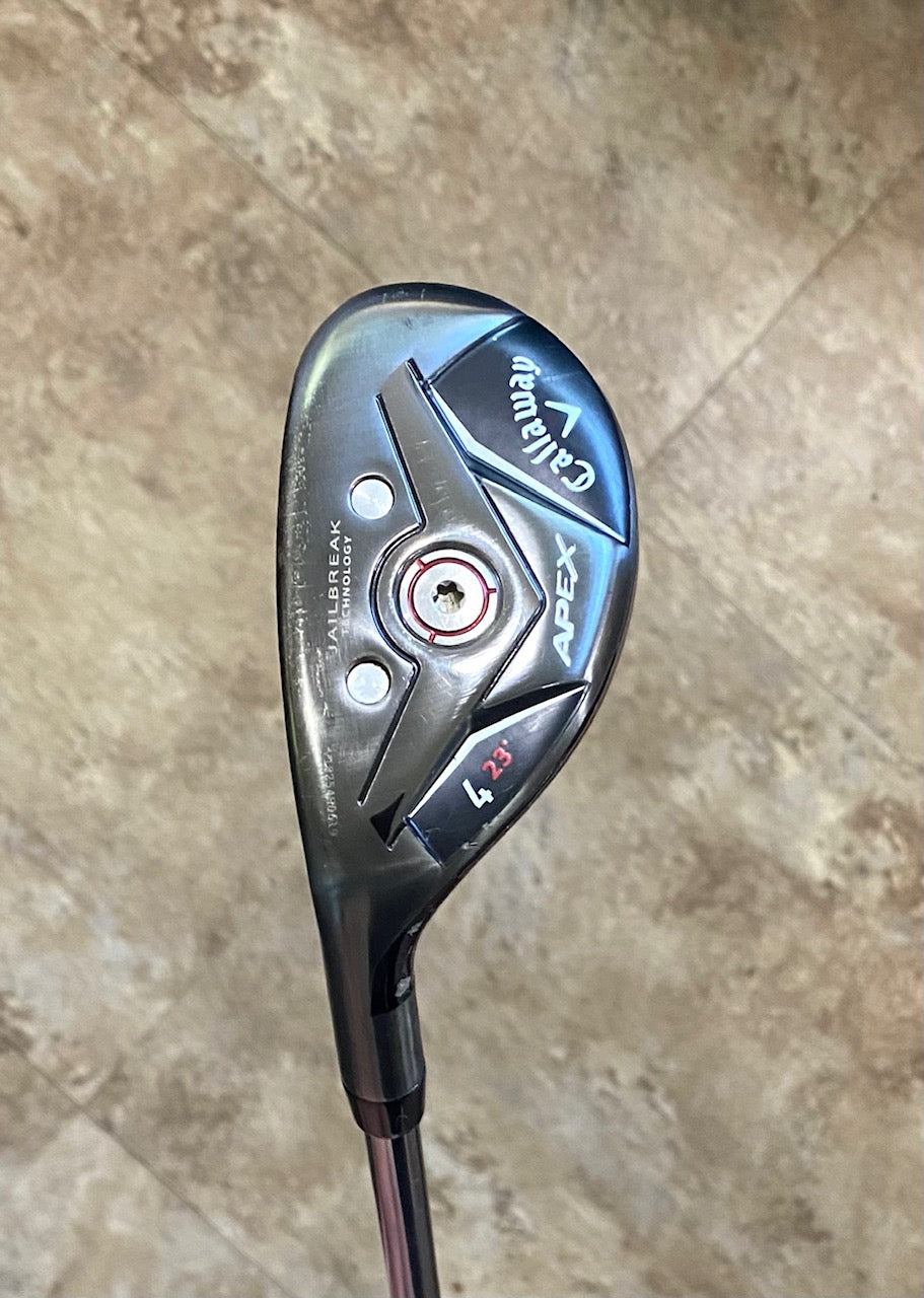 Left-Handed Callaway 2019 APEX 4 Hybrid 23* Golf Club Excellent Condition