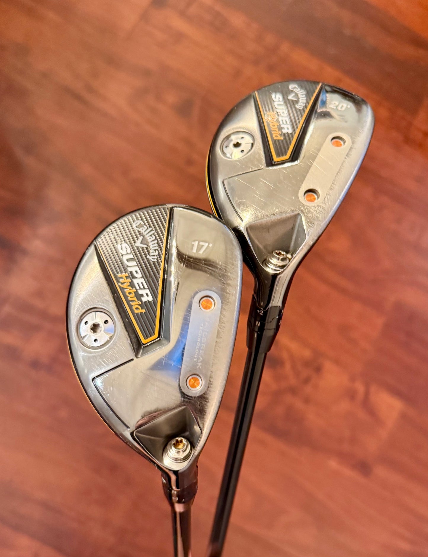 Callaway Super Hybrids 20* & 17* W/Covers