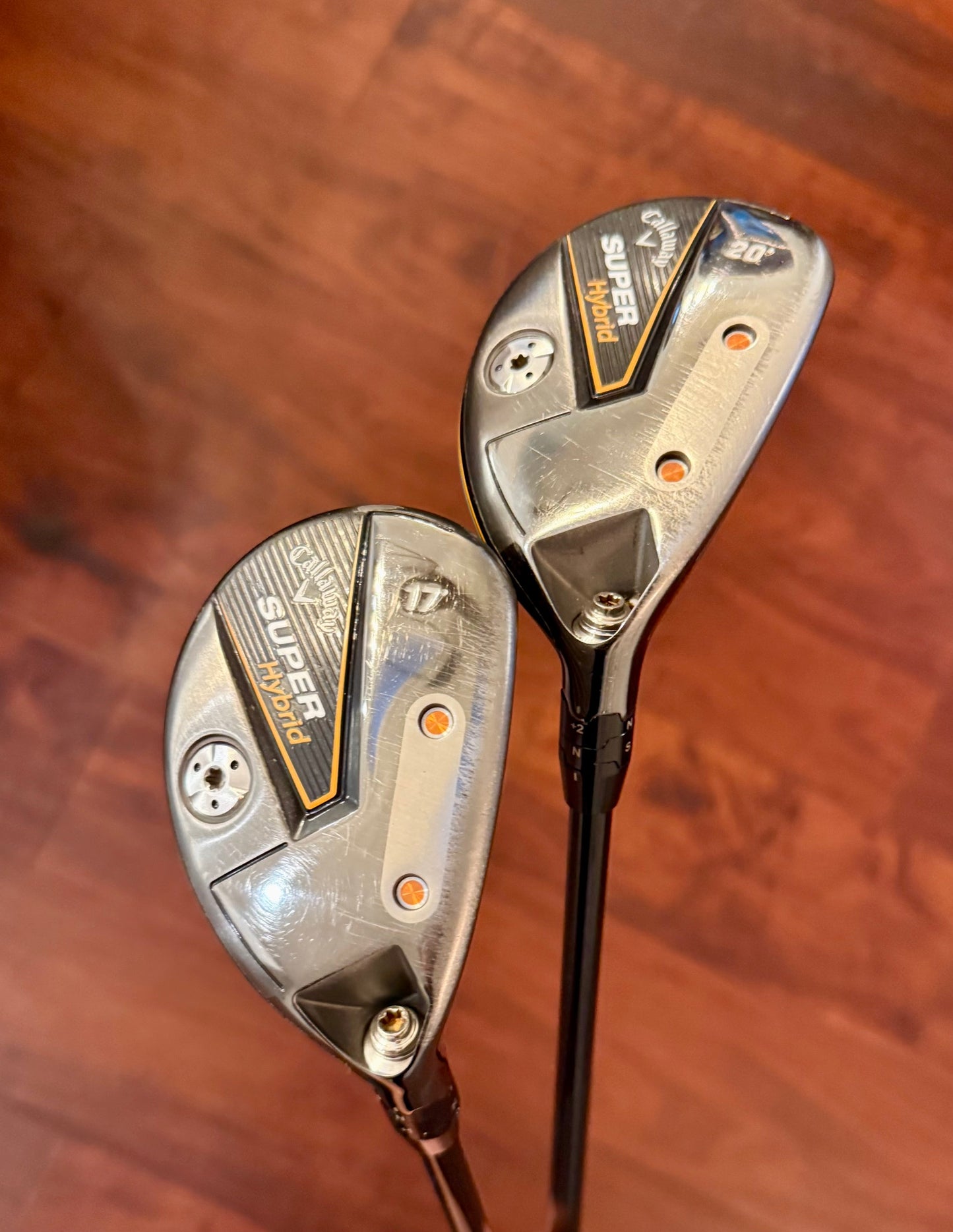 Callaway Super Hybrids 20* & 17* W/Covers