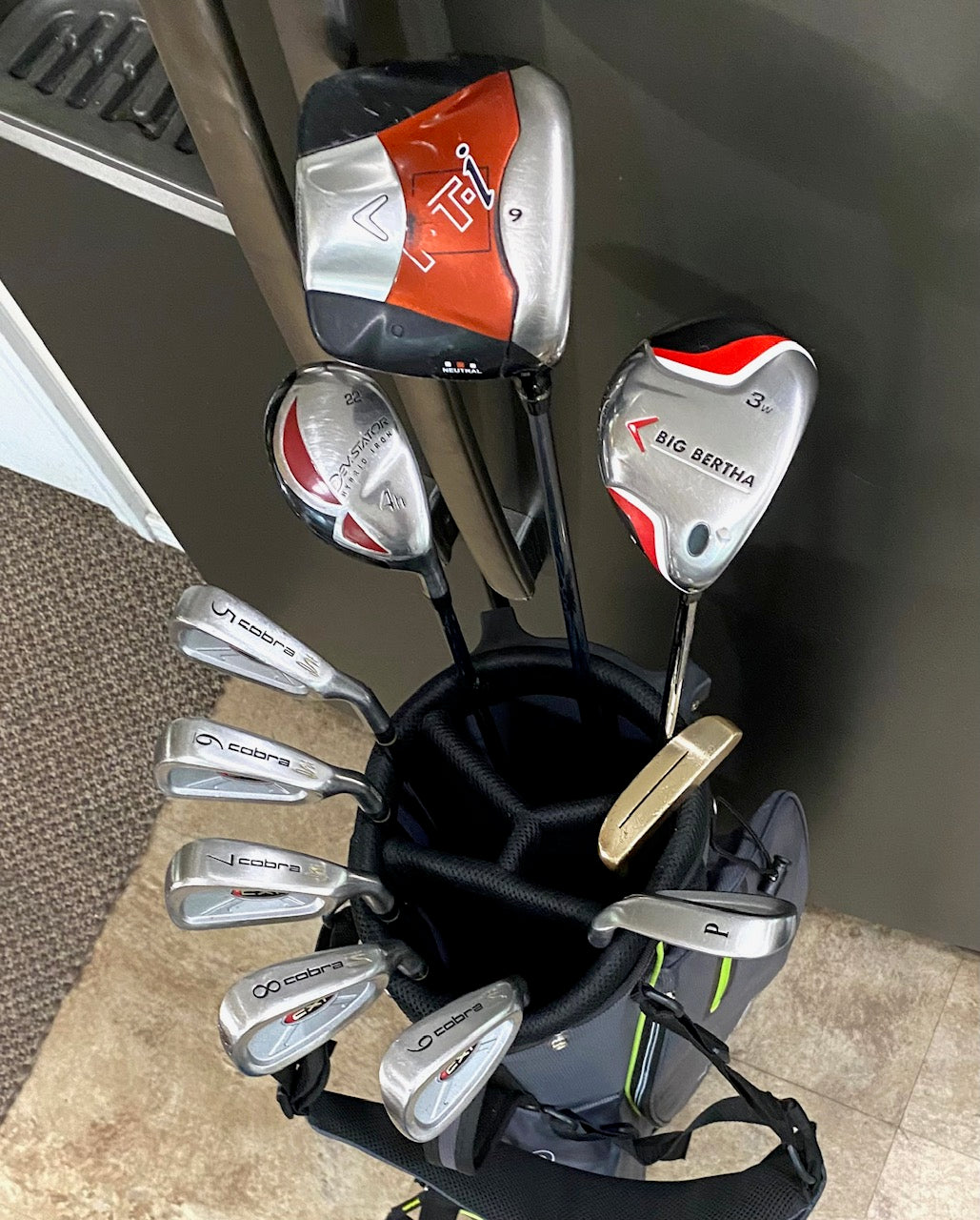 King Cobra CXI/Callaway Set of Golf Clubs W/NEW BAG & Extras