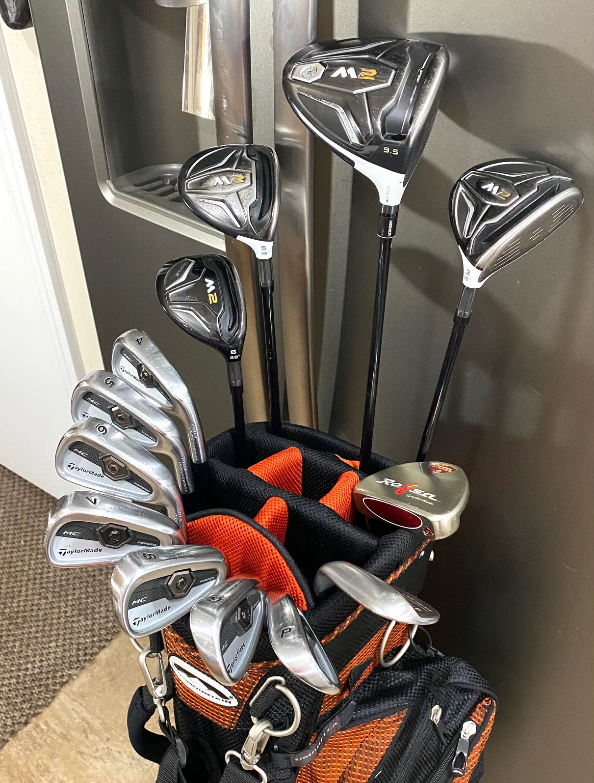 TaylorMade M2/MC Forged/Rossa Full Set of Golf Clubs W/Bag