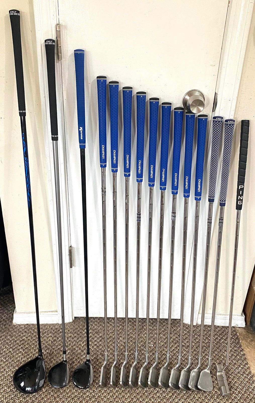 PENDING PICKUP PING Eye 2 Blue Dot/Mizuno Full Set of Golf Clubs W/Bag