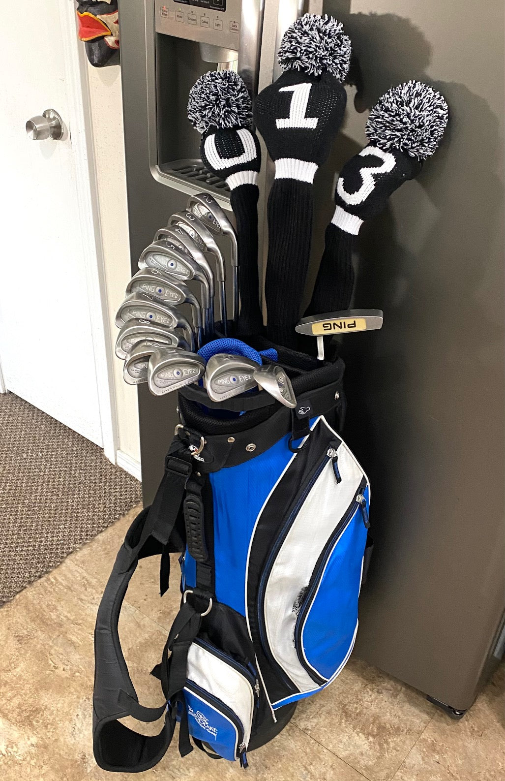 PENDING PICKUP PING Eye 2 Blue Dot/Mizuno Full Set of Golf Clubs W/Bag