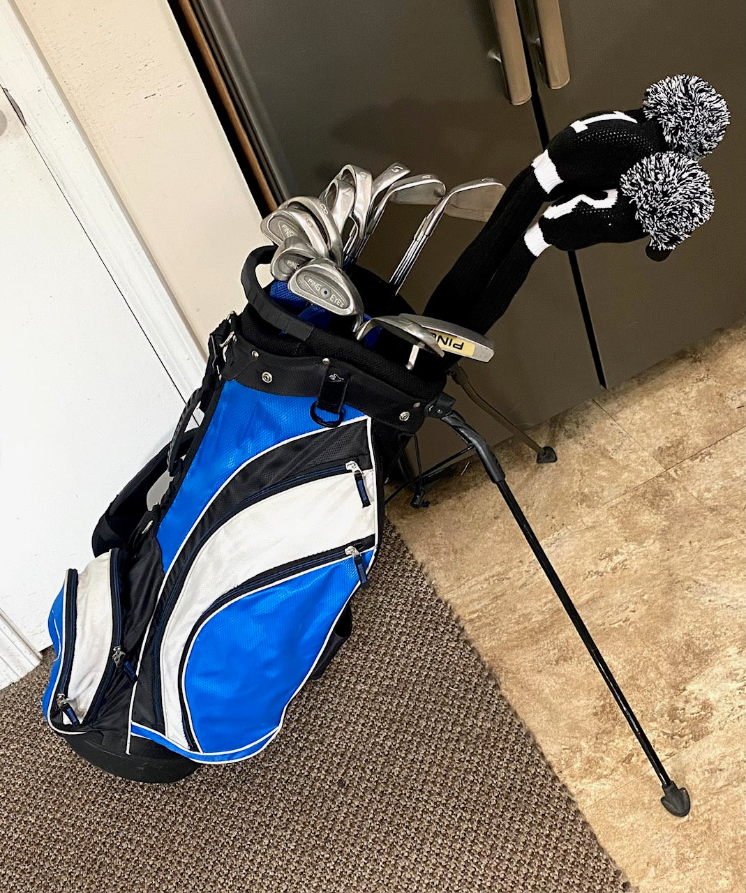 PENDING PICKUP PING Eye 2 Blue Dot/Mizuno Full Set of Golf Clubs W/Bag