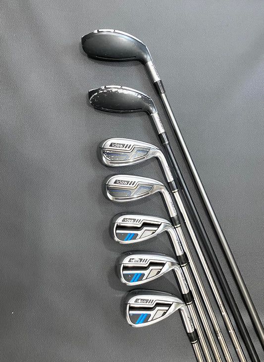 Adams IDEA 2014 Model Irons/Hybrids Golf Clubs Set W/NEW GRIPS