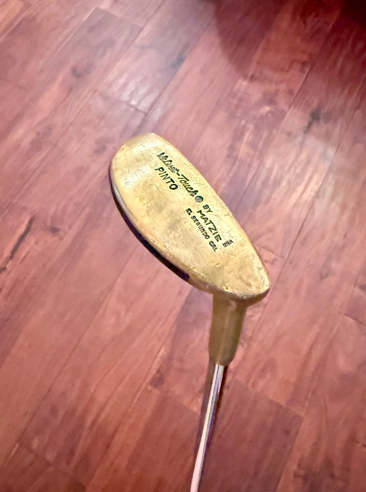 Vintage 1970's The Velvet Touch Pinto Putter by Matzie Golf