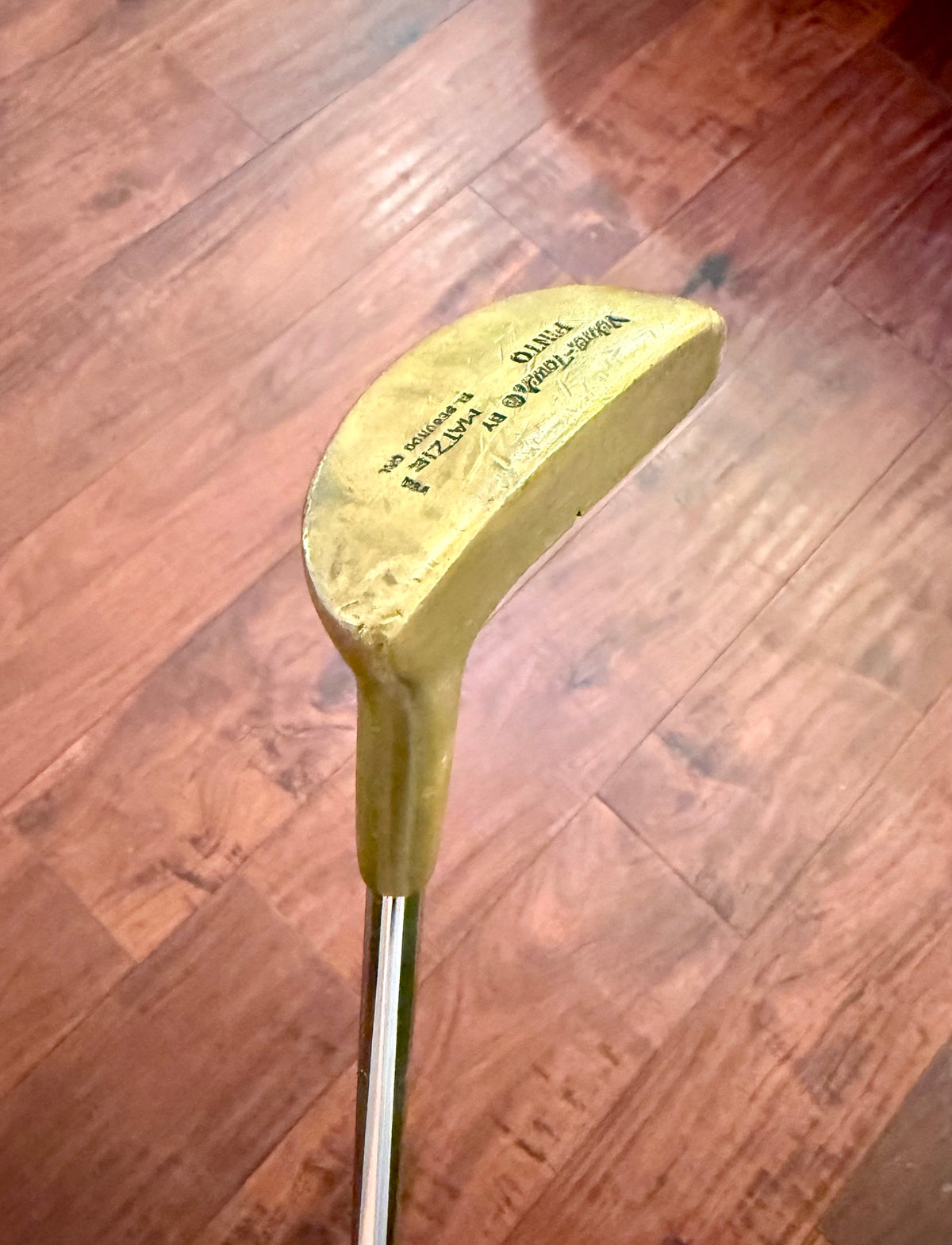 Vintage 1970's The Velvet Touch Pinto Putter by Matzie Golf
