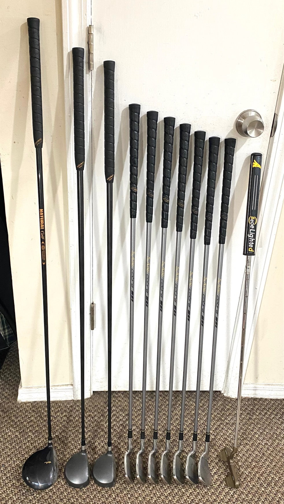 King Cobra OS/Adams/Natural Set of Golf Clubs W/Bag & Extras