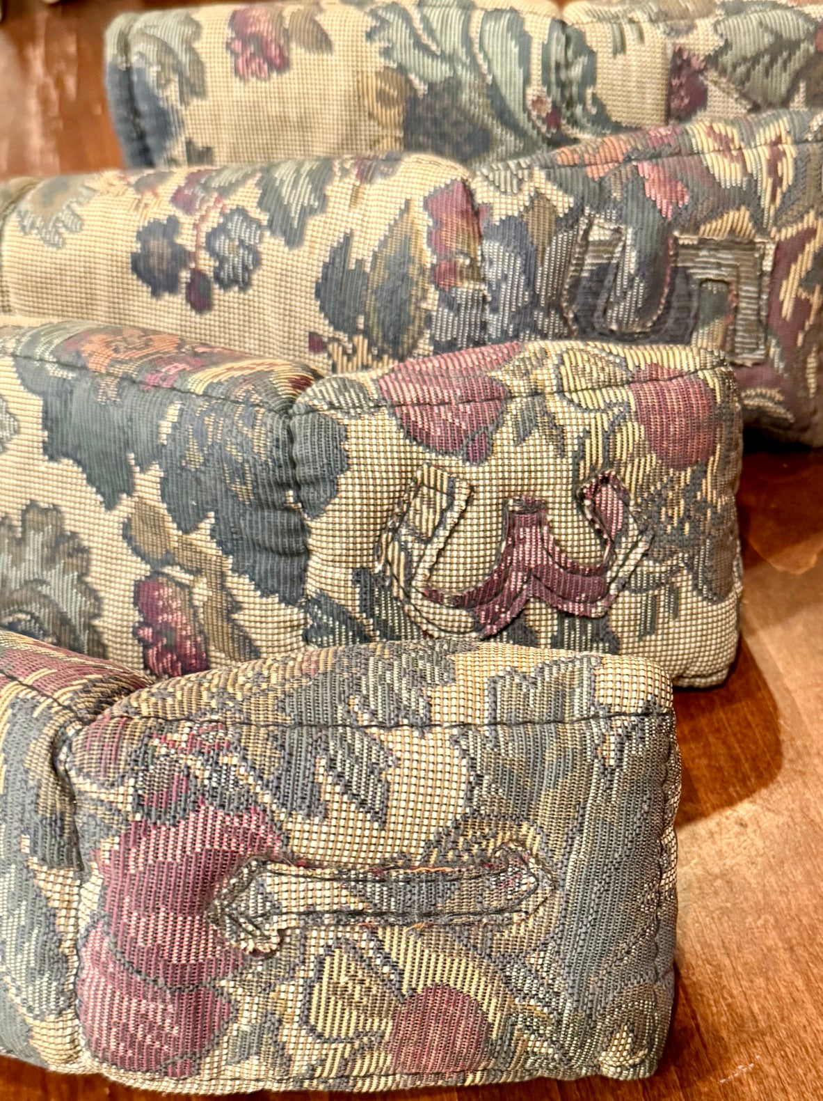 Vintage Ron Miller Set of Floral Golf Club Covers 1,3,5,X