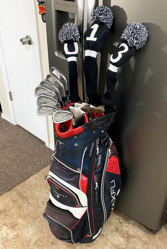 King Cobra OS/Adams/Natural Set of Golf Clubs W/Bag & Extras