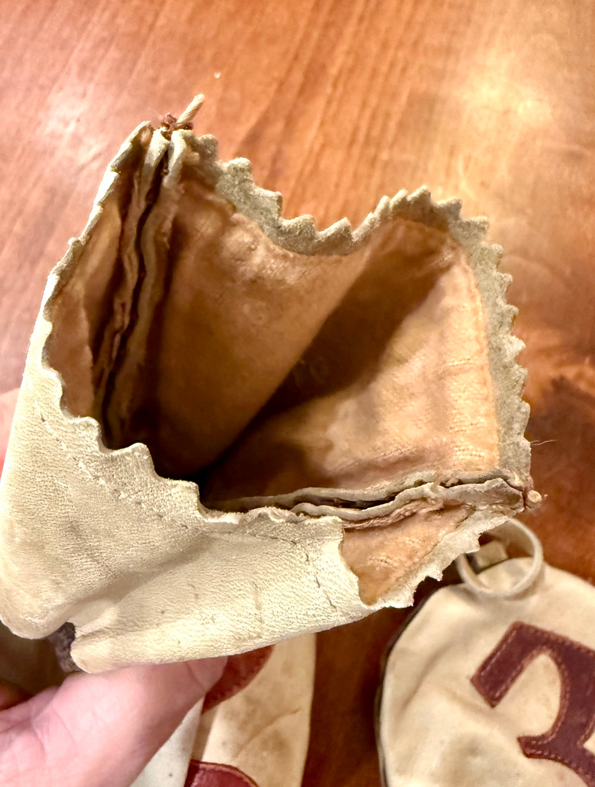 Vintage Mid-Century Leather Set of Golf Club Covers 1,2,3.