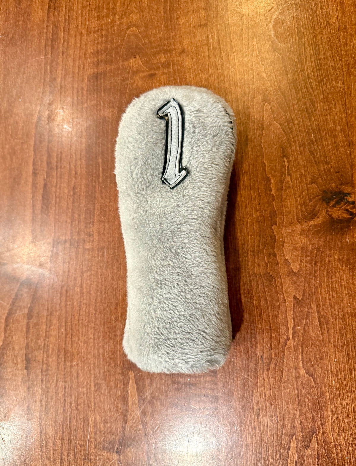 Vintage Fuzzy Grey Driver #1 Club Headcover