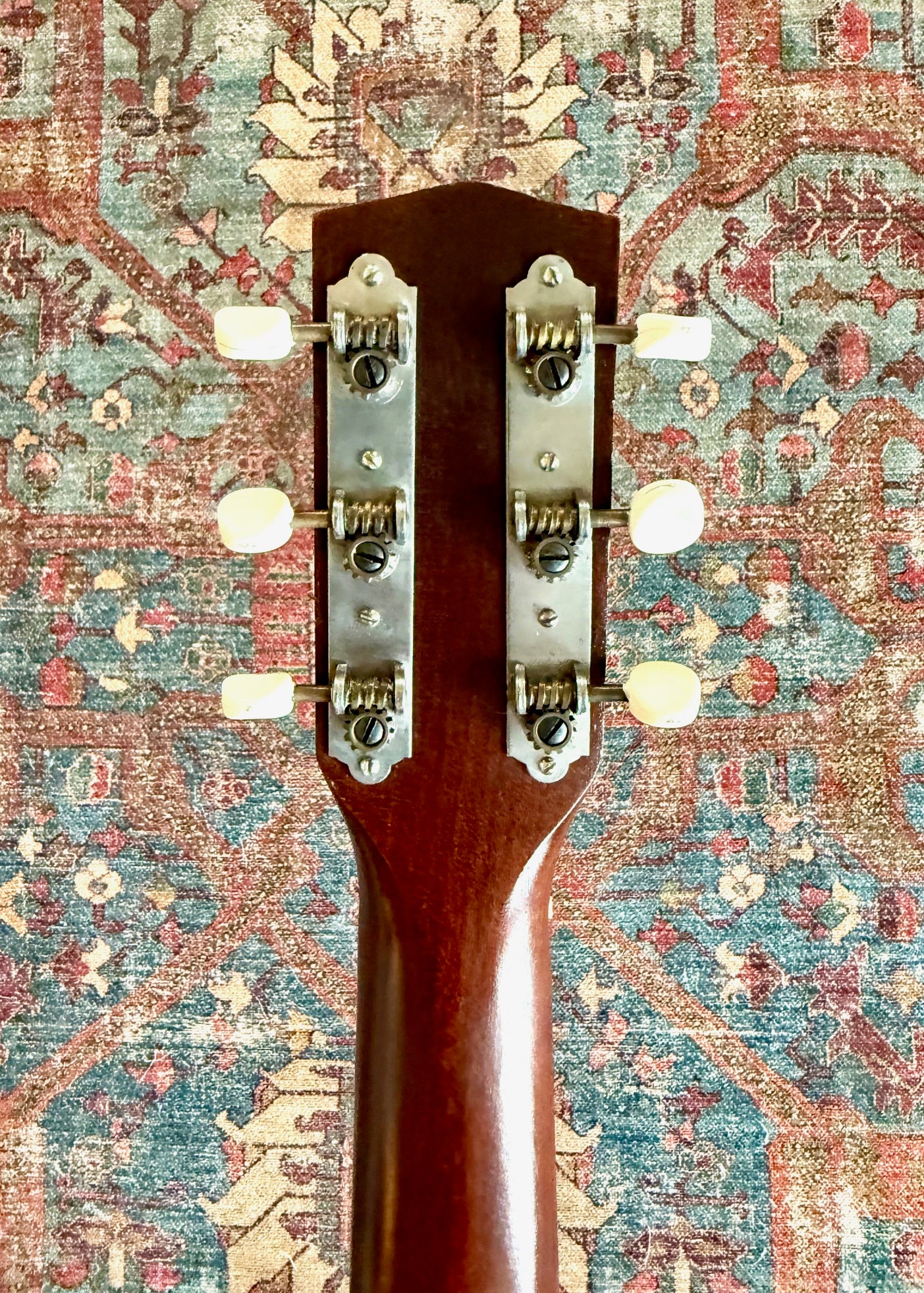 Vintage 1971 Harmony Stella USA H928 SOLID BIRCH Parlor Guitar W/Case