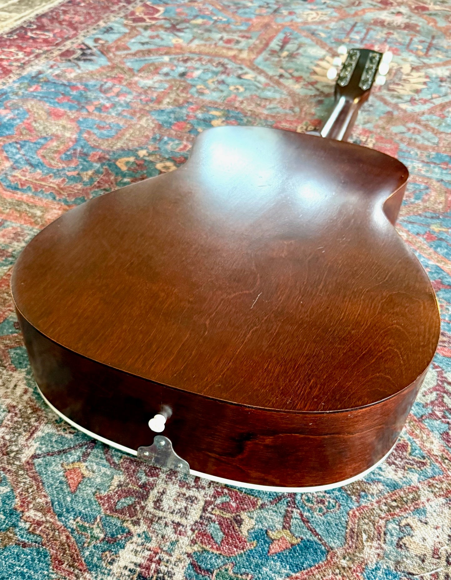 Vintage 1971 Harmony Stella USA H928 SOLID BIRCH Parlor Guitar W/Case