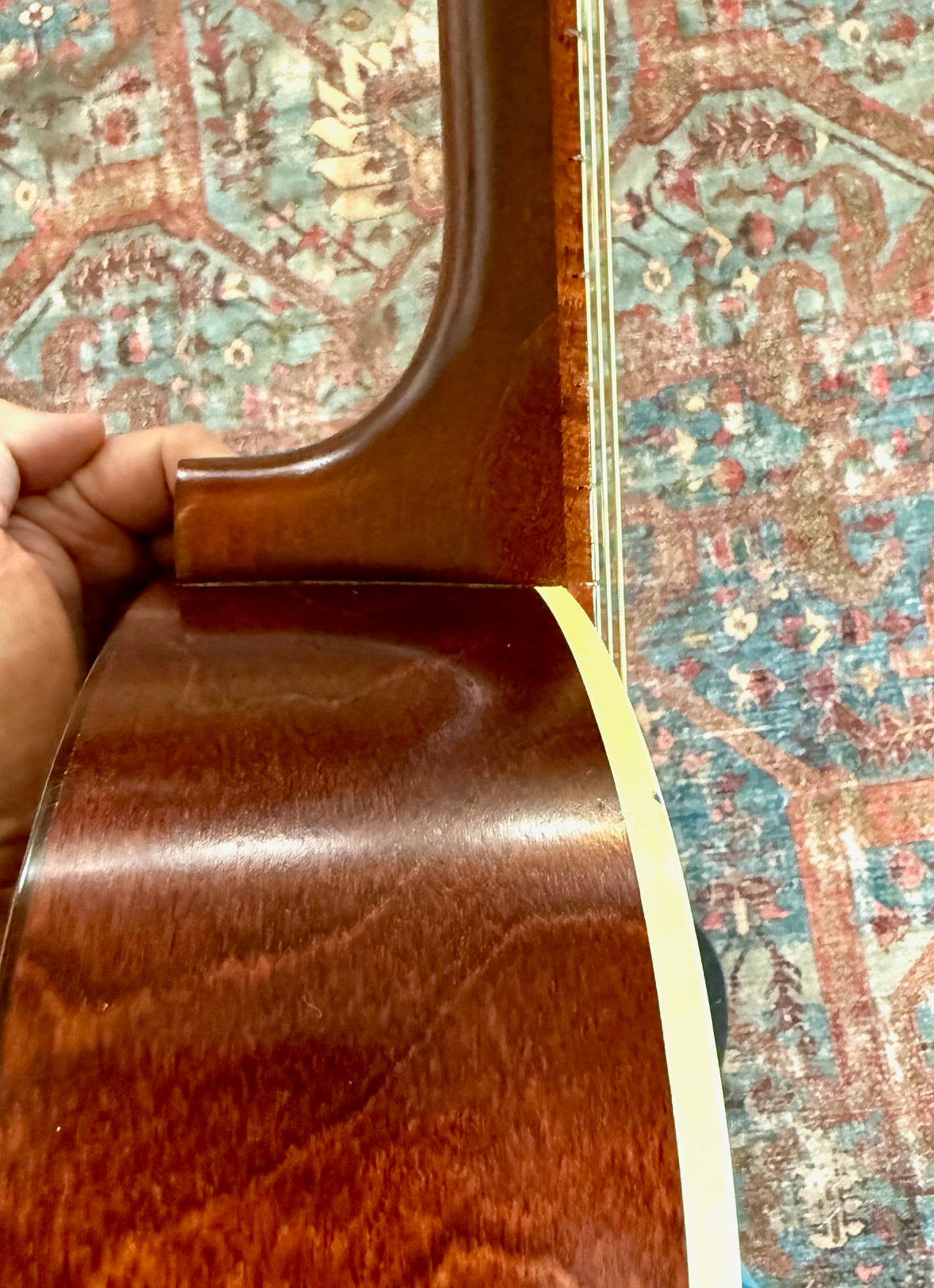 Vintage 1971 Harmony Stella USA H928 SOLID BIRCH Parlor Guitar W/Case