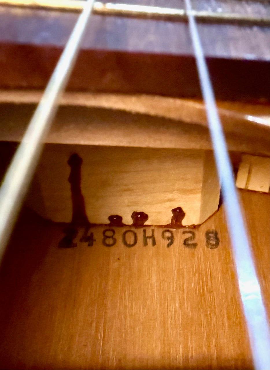 Vintage 1971 Harmony Stella USA H928 SOLID BIRCH Parlor Guitar W/Case