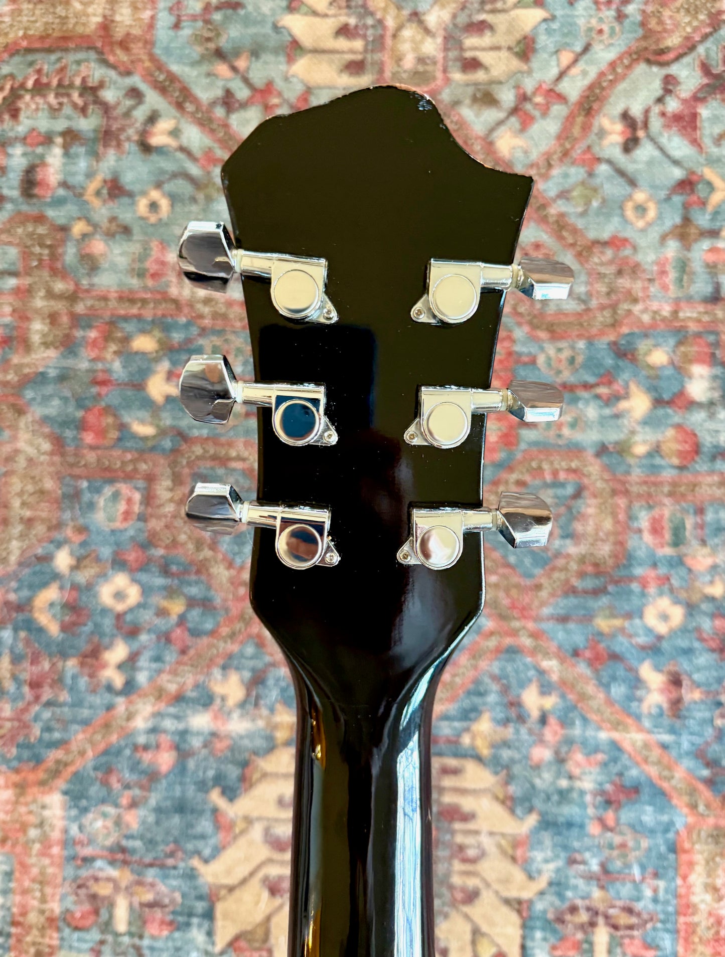 Galveston Black Acoustic Electric Guitar