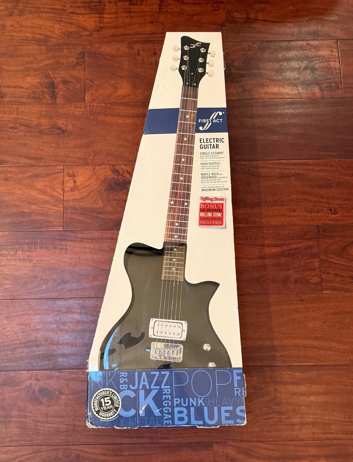 LIKE NEW First Act ME537 Black Electric Guitar