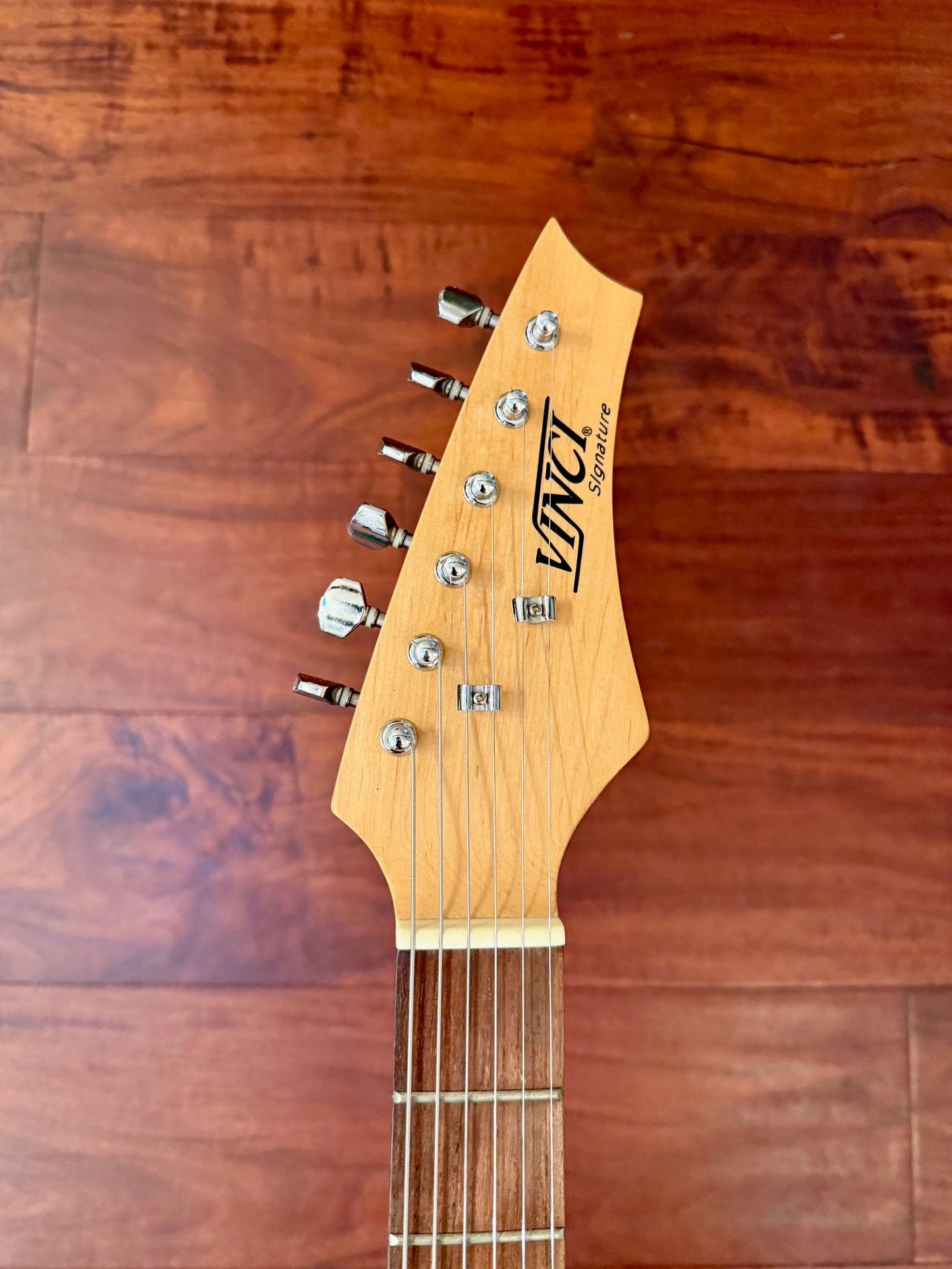 Vinci Signature Series Black Electric Guitar