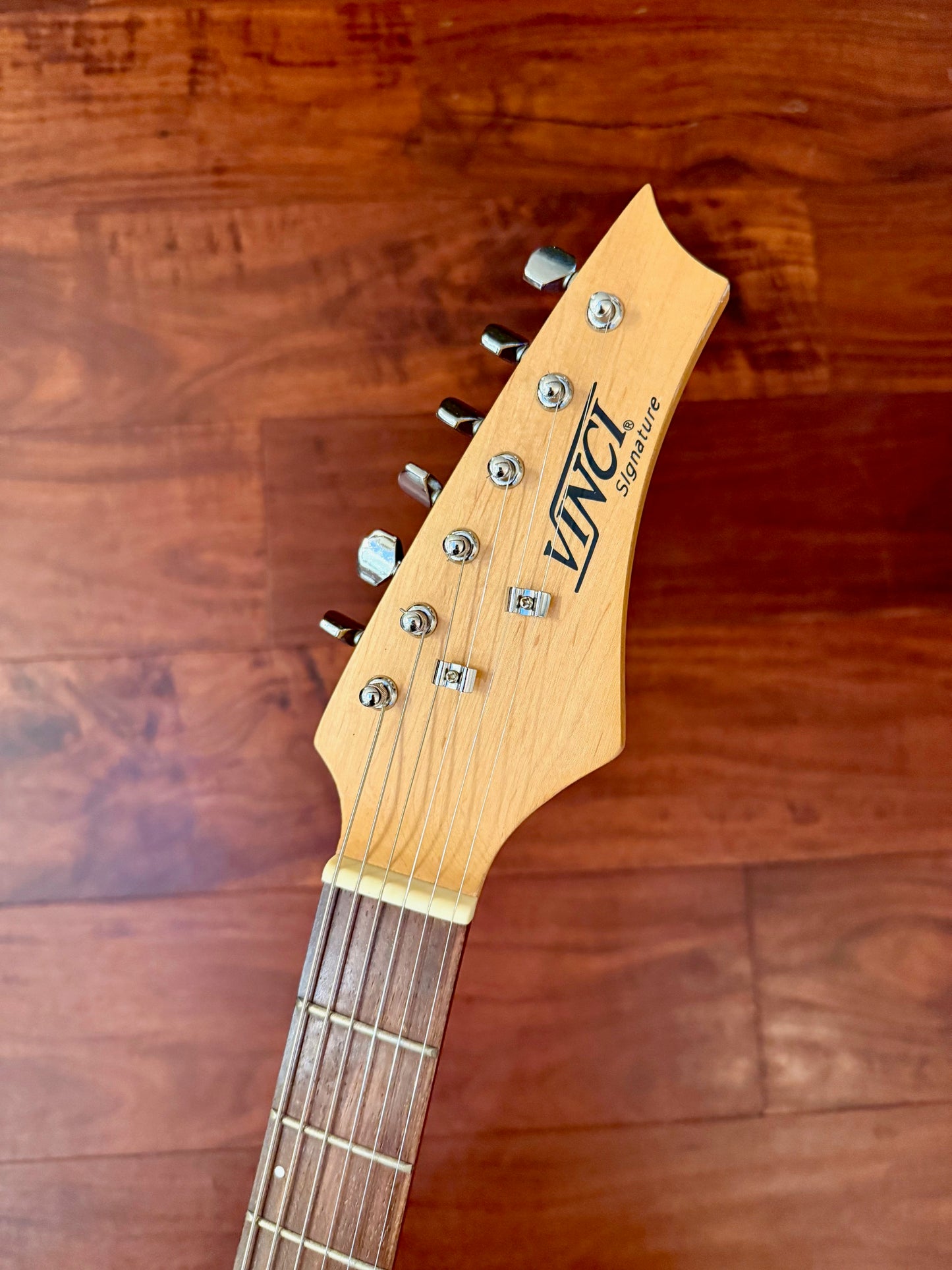 Vinci Signature Series Black Electric Guitar