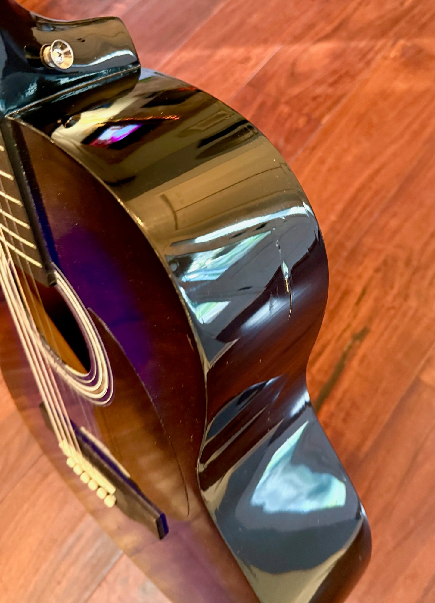 RockJam RJW-101 Blue Acoustic Guitar EXCELLENT CONDITION