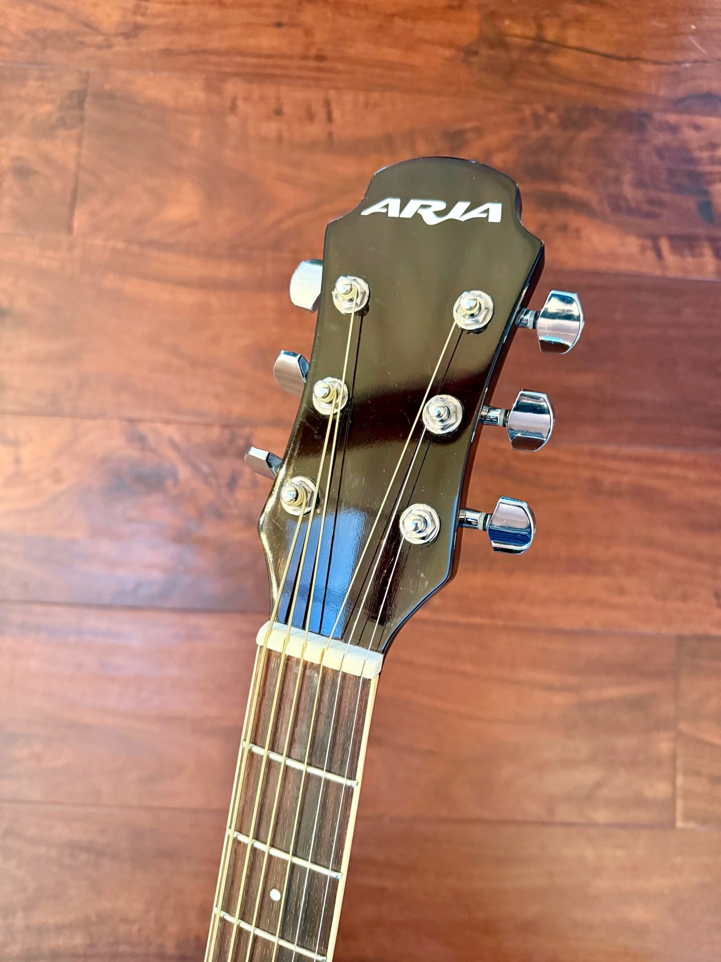 Aria AW-20CE-RS Acoustic Electric Guitar