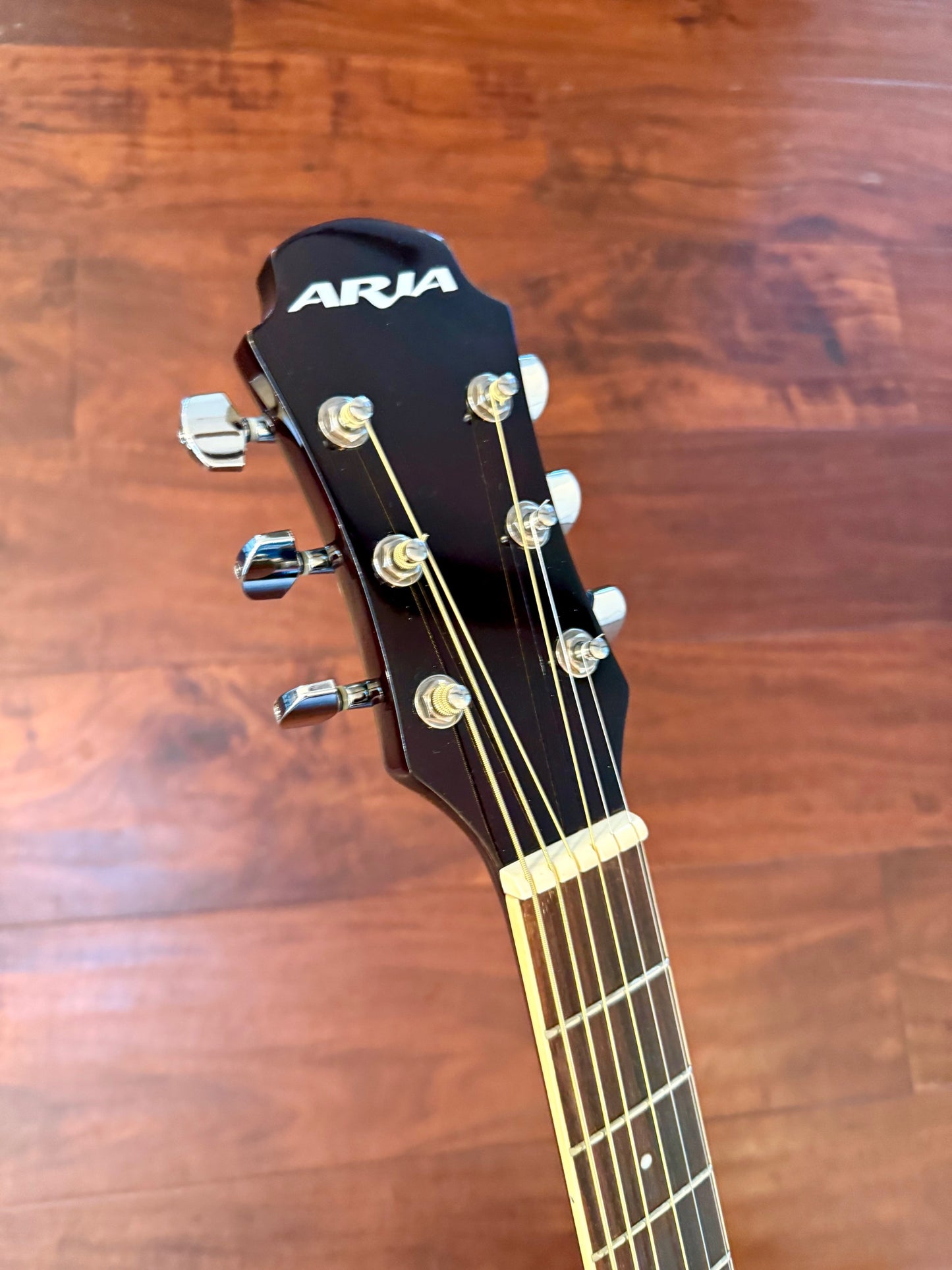 Aria AW-20CE-RS Acoustic Electric Guitar