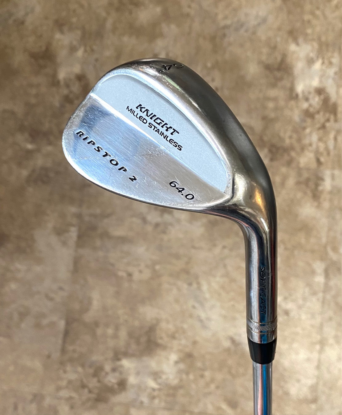 Knight Ripstop 2 Milled Stainless 64* Wedge Golf Club