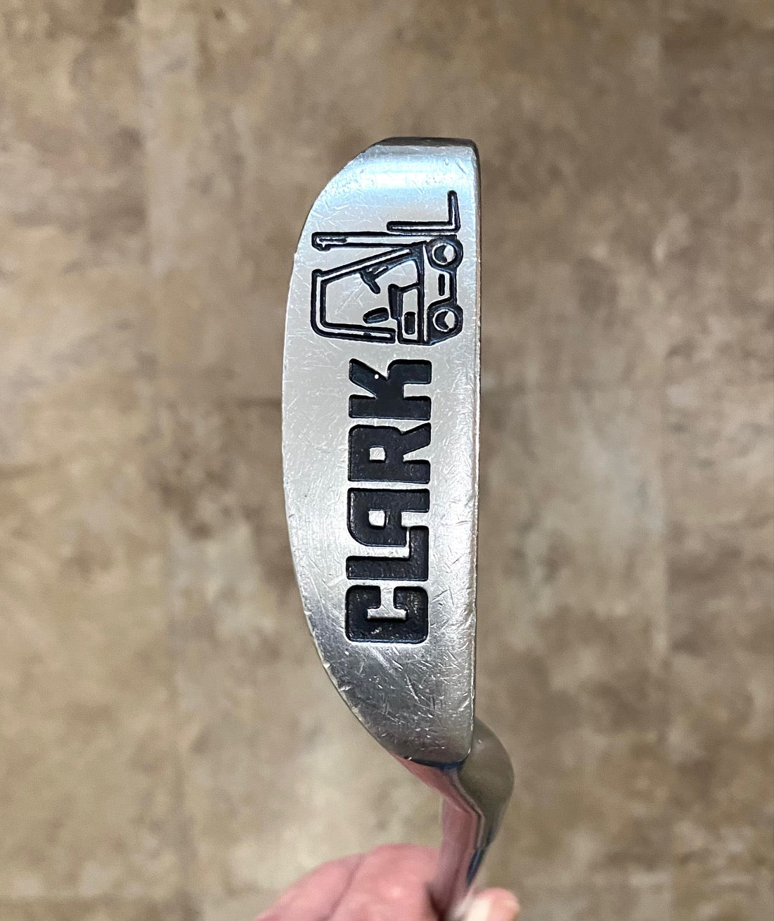 Vintage Clark Forklift 35.5" Putter Golf Club NEW GRIP