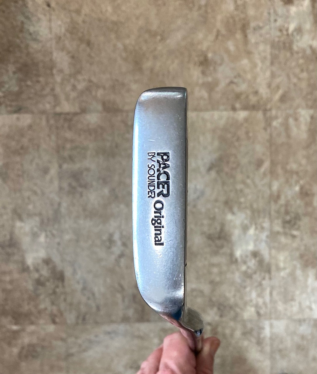 Vintage Sounder Pacer Original 35" Putter with Stitched Leather Grip