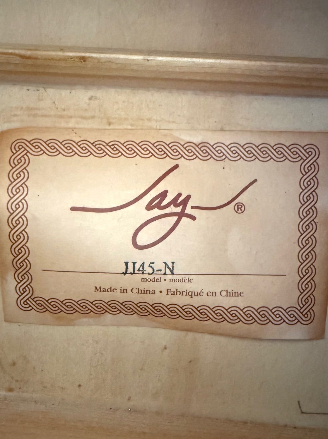 Jay Turser JJ45-N Acoustic Guitar