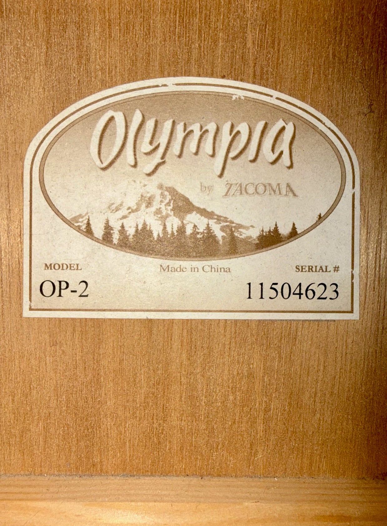 Tacoma Olympia OP-2, 3/4 Size Acoustic Guitar