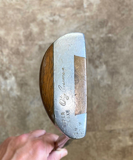 RARE Vintage Otey Crisman Model-16 HBW Super Deluxe Hickory Putter Golf Club