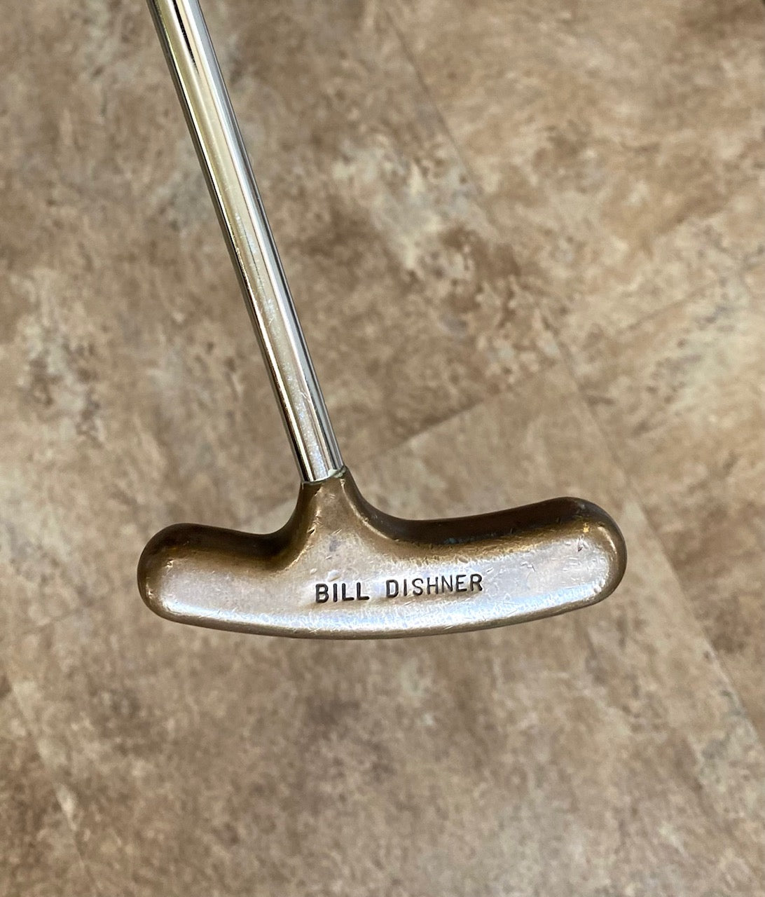 Vintage Bill Dishner Wooden Grip 35.25" Putter Golf Club