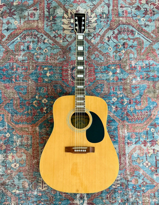 Vintage Hyundai 704 Acoustic Guitar Circa Late 70's W/Case