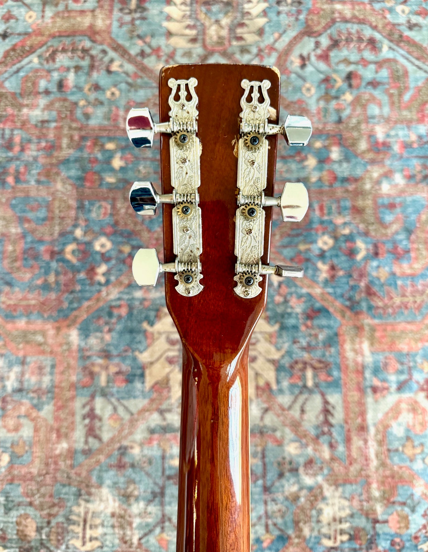 Vintage Hyundai 704 Acoustic Guitar Circa Late 70's W/Case