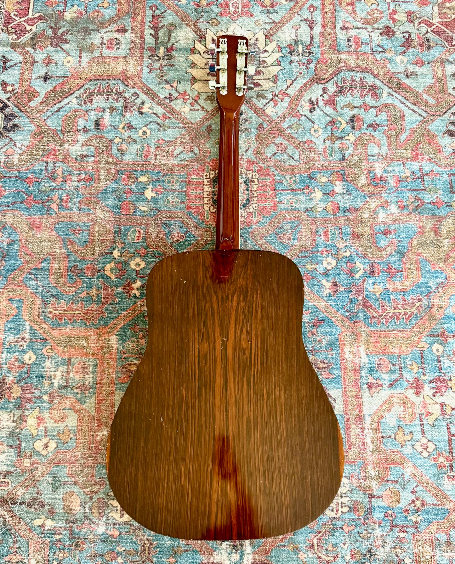 Vintage Hyundai 704 Acoustic Guitar Circa Late 70's W/Case