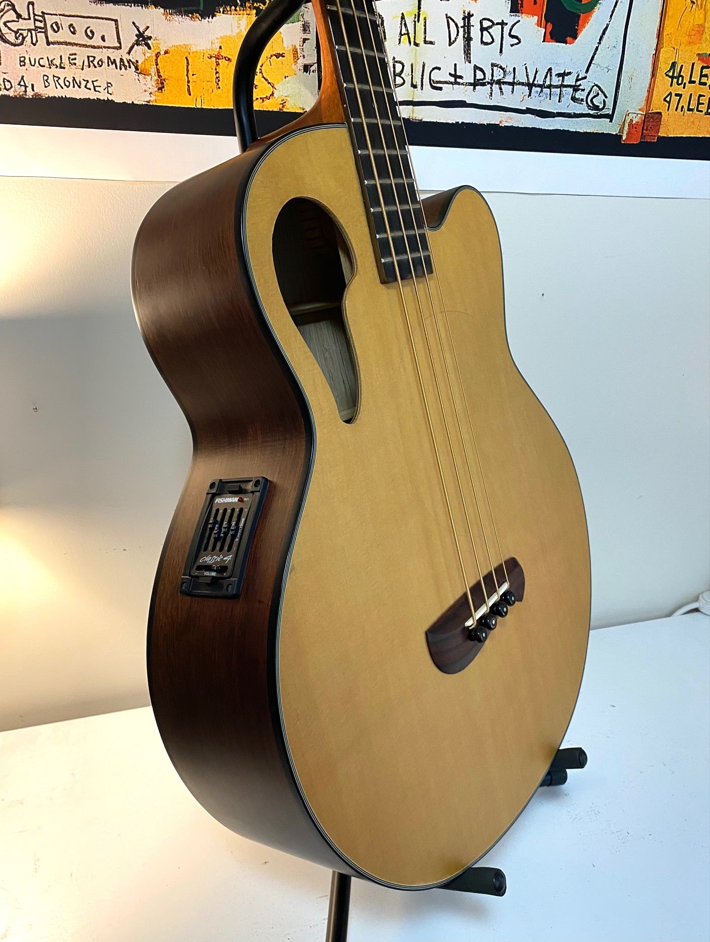 Olympia by Tacoma OB-3CE Acoustic Electric Bass Guitar LIKE NEW