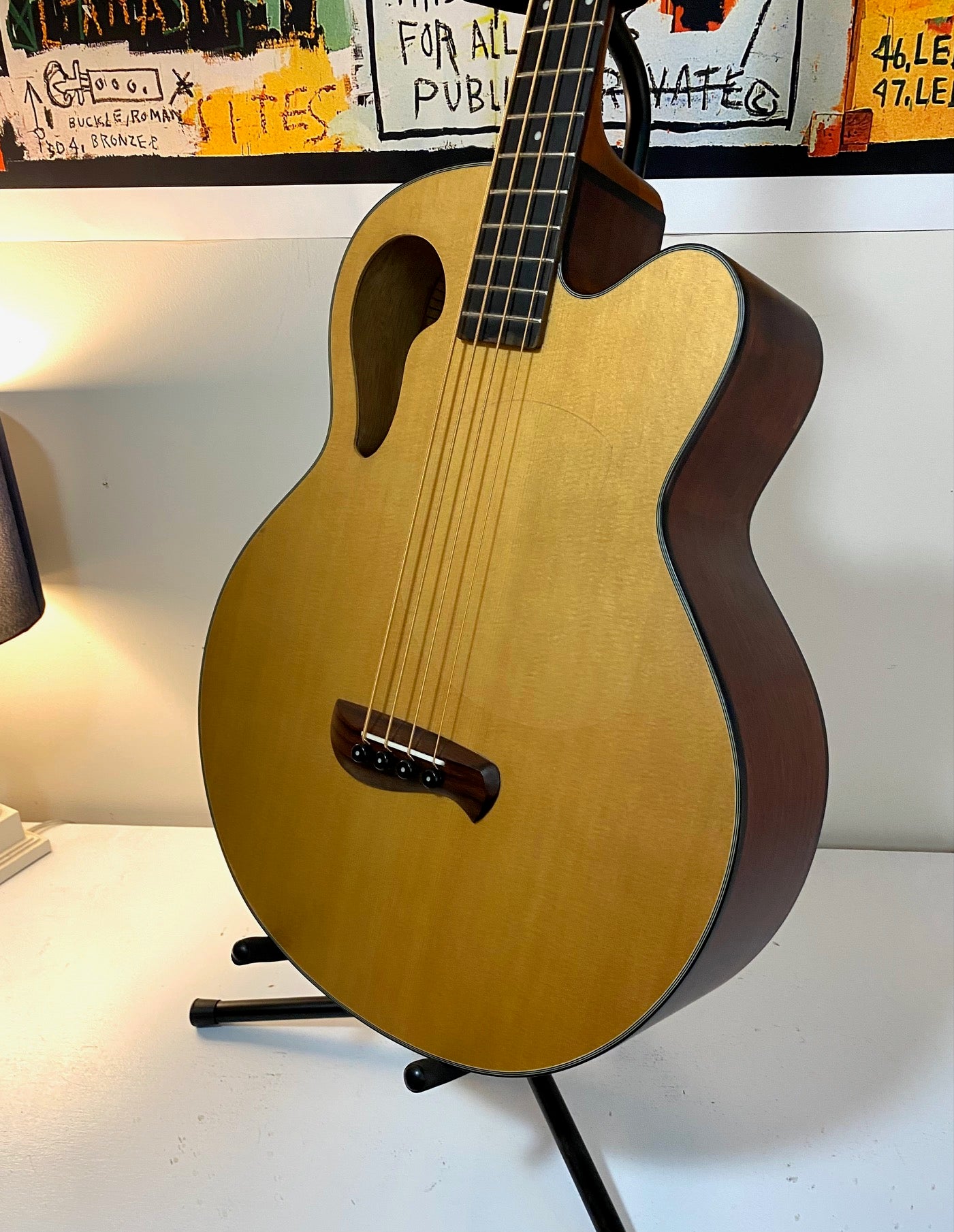 Olympia by Tacoma OB-3CE Acoustic Electric Bass Guitar LIKE NEW