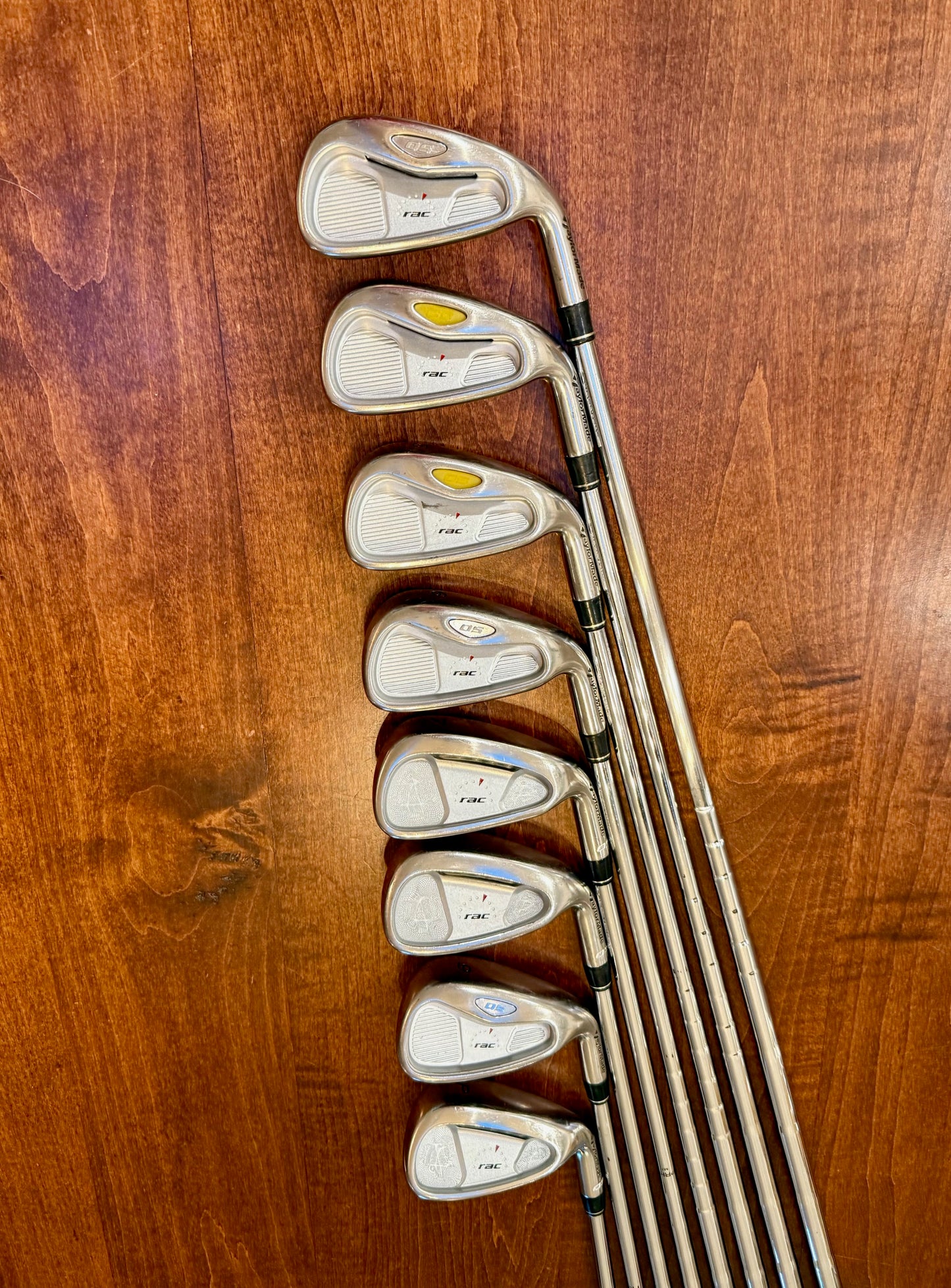 TaylorMade RAC OS Set of Irons/Golf Clubs 3-PW NEW GRIPS