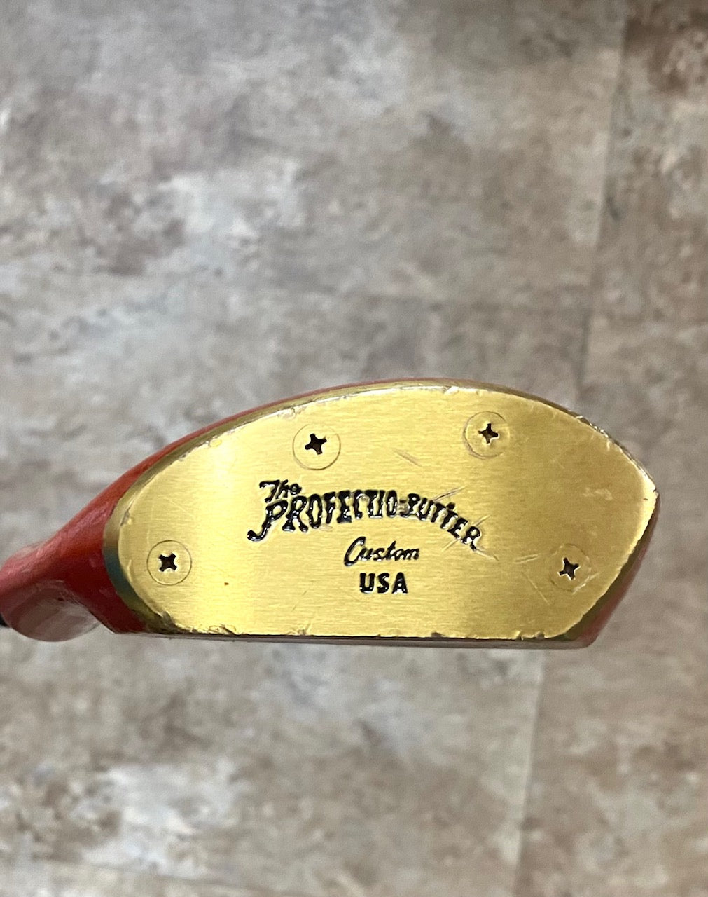 "The Profectio Putter" Vintage Persimmon Putter Golf Club