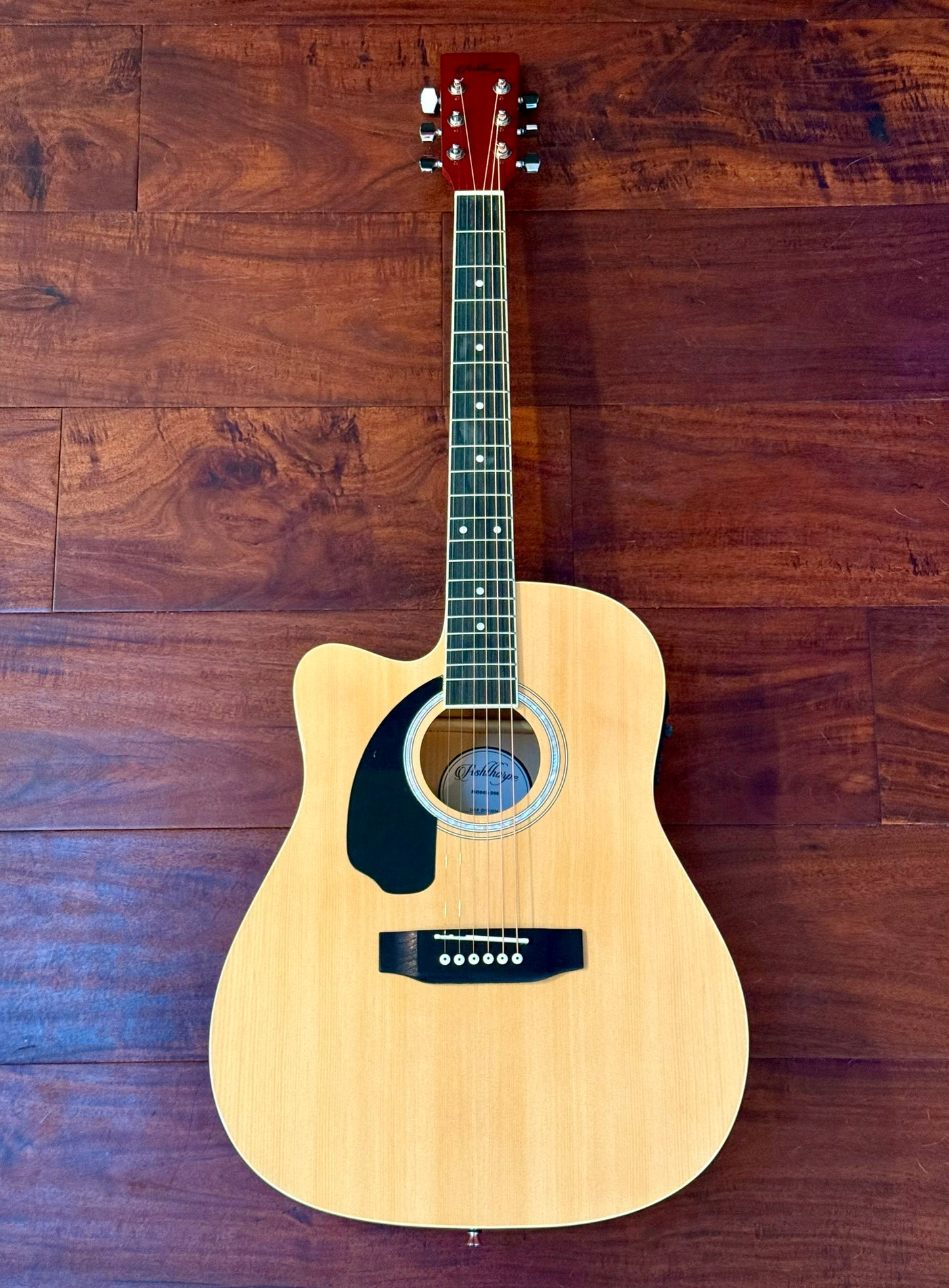 Left-Handed Ashthorpe D98 Acoustic Electric Guitar W/Bag & Extras