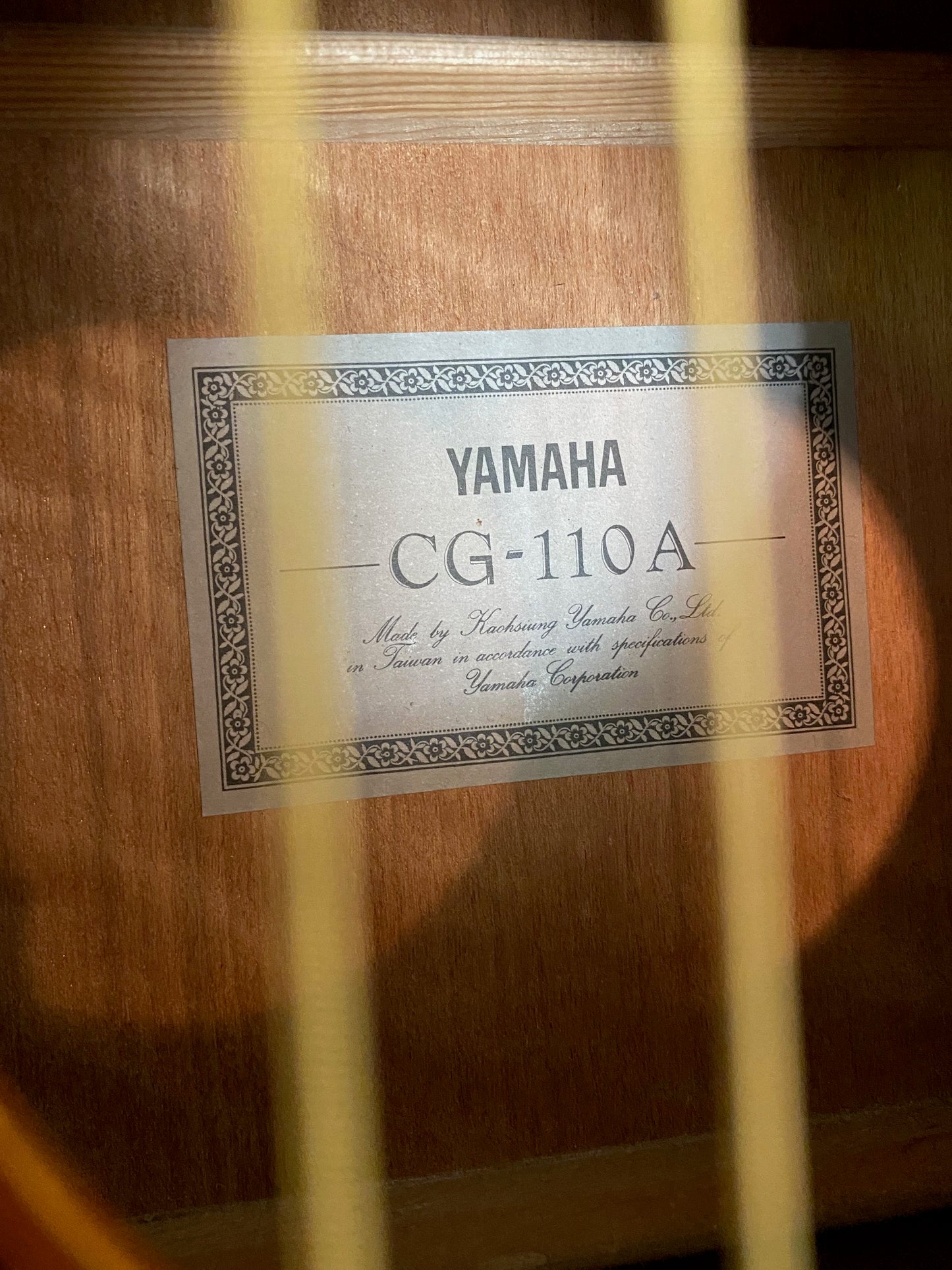 Vintage 1998 Yamaha CG110A Acoustic Classical Guitar W/Case