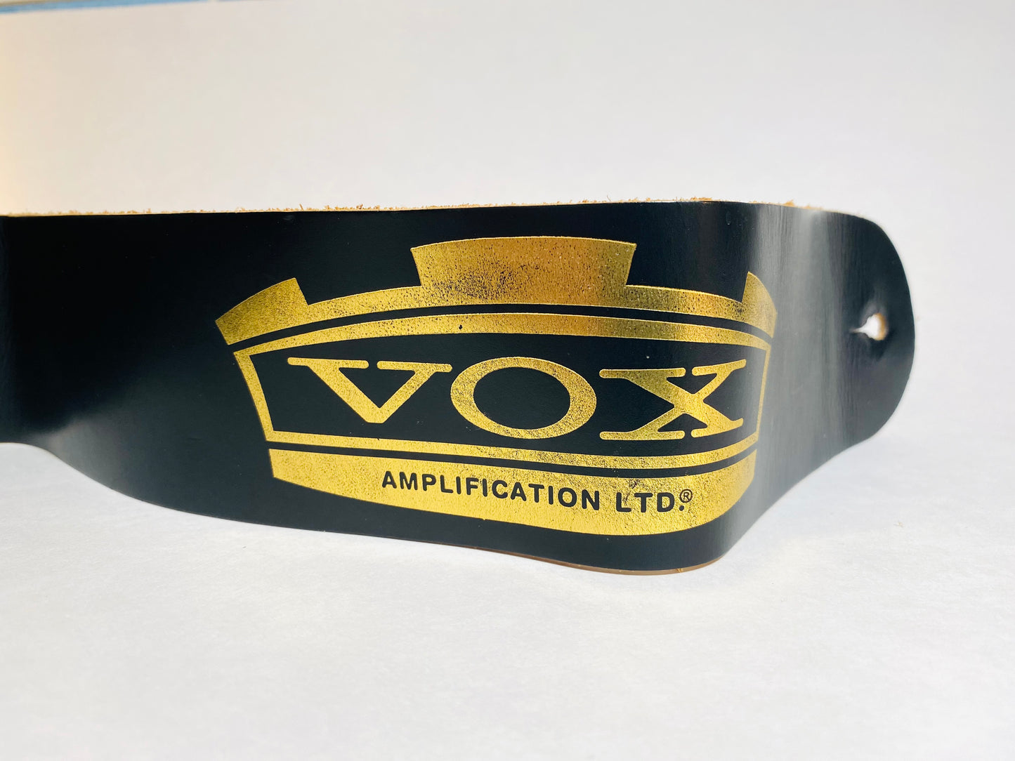 VOX Amplification V1 Genuine Leather Guitar/Bass Strap MINT