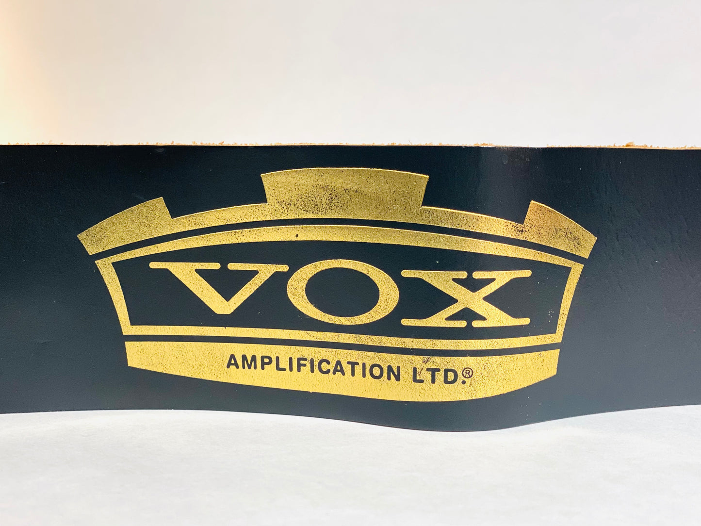 VOX Amplification V1 Genuine Leather Guitar/Bass Strap MINT