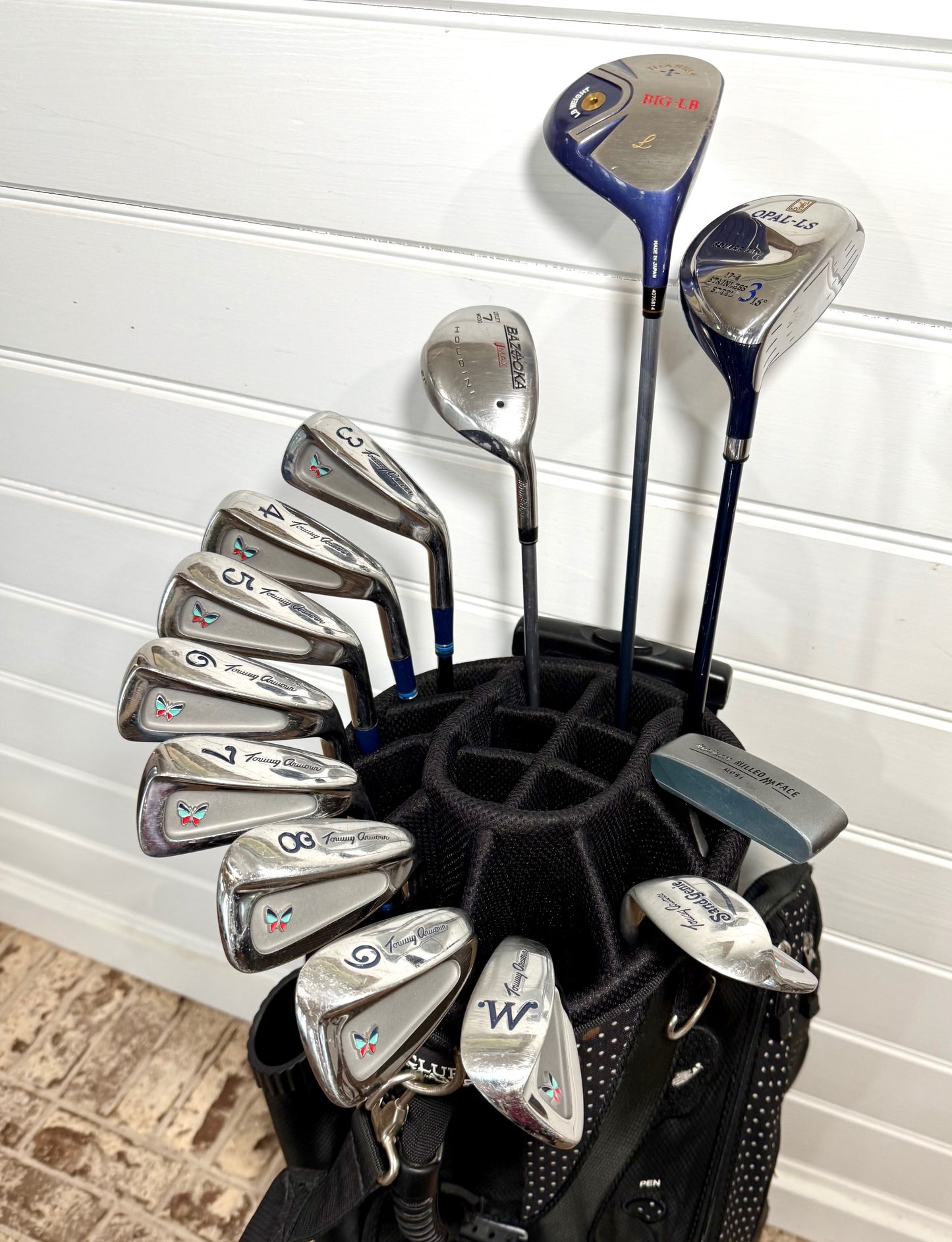 Ladies Petite Set of Golf Clubs. BUTTERFLY/HONMA/TOUR EDGE W/Bag & NEW GRIPS