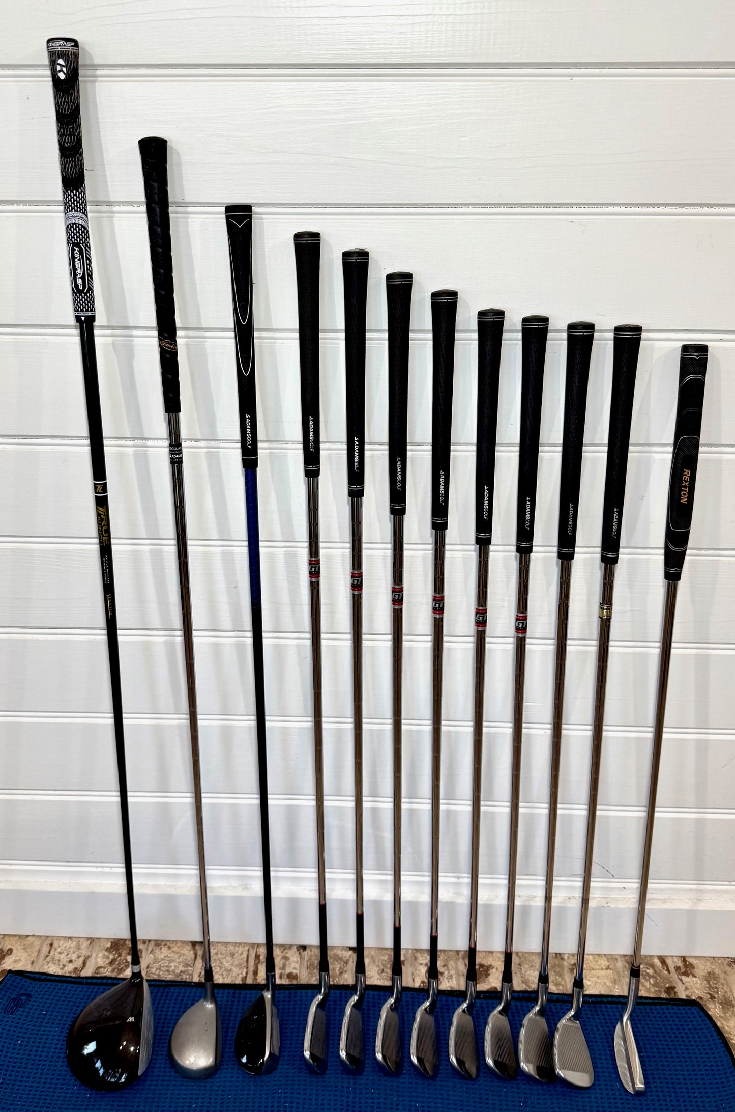 Adams IDEA/Tight Lies/Warrior Set of Golf Clubs W/Bag & Extras