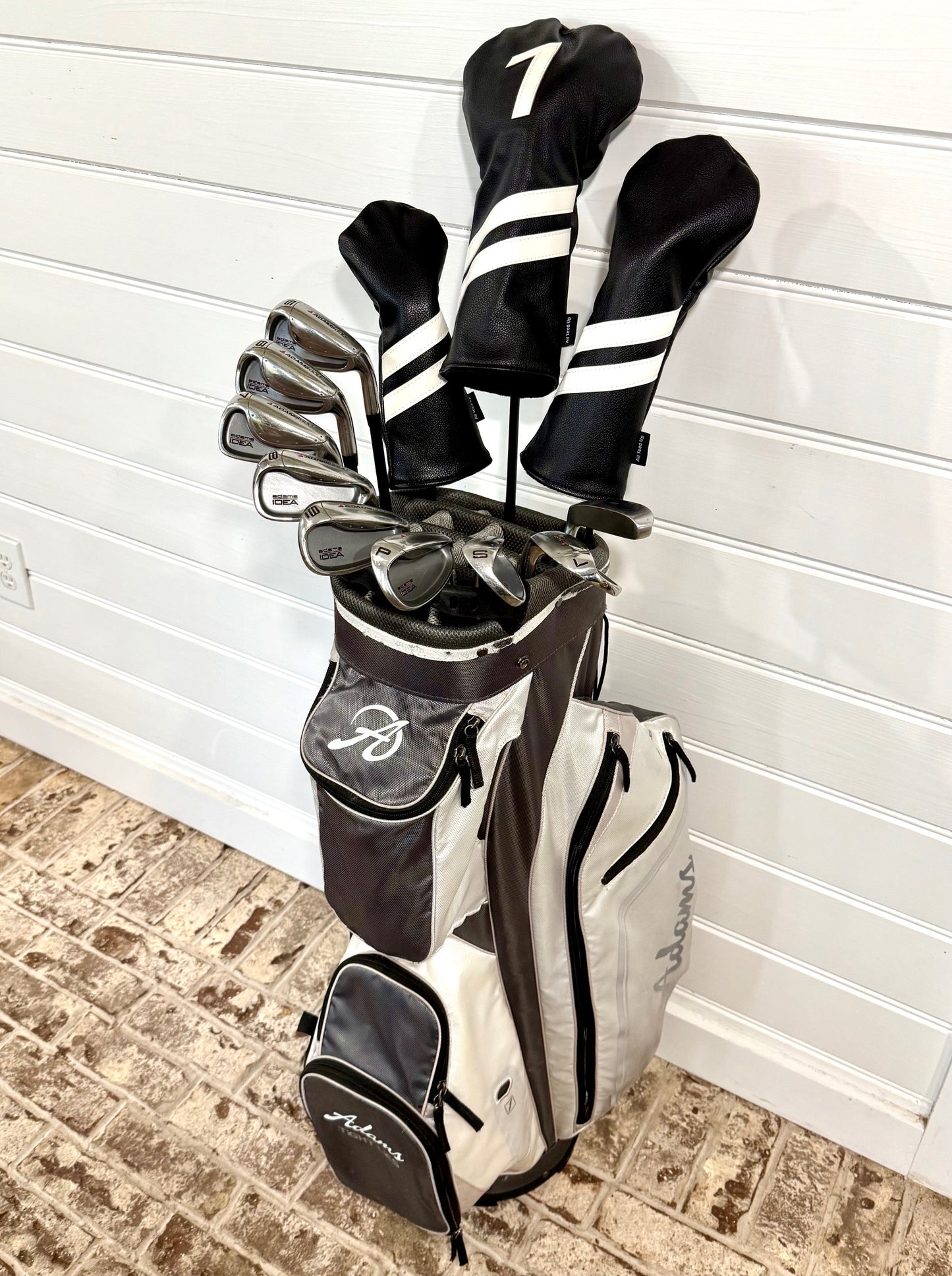 Adams IDEA/Tight Lies/Warrior Set of Golf Clubs W/Bag & Extras